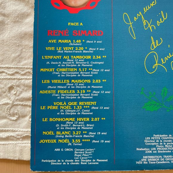 3For$20/René et Nathalie Simard - 20 Souvenirs de Noël - Picture 3 of 6